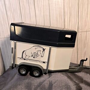 Bruder Horse Box Trailer  90768 Gray Black Farm Toy Accessory Germany